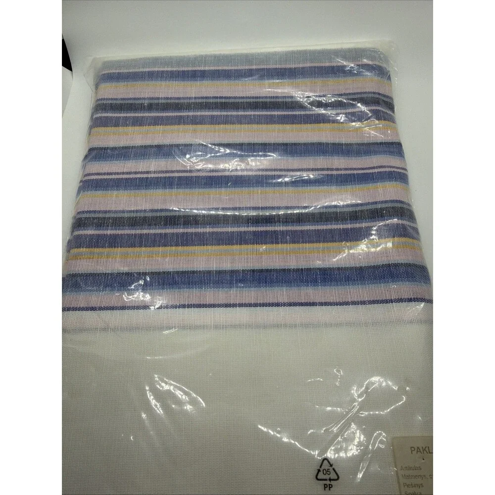 Vintage AB LINAS Bed Sheet - Linen/Cotton Blend - 150cm x 214cm - Lithuania